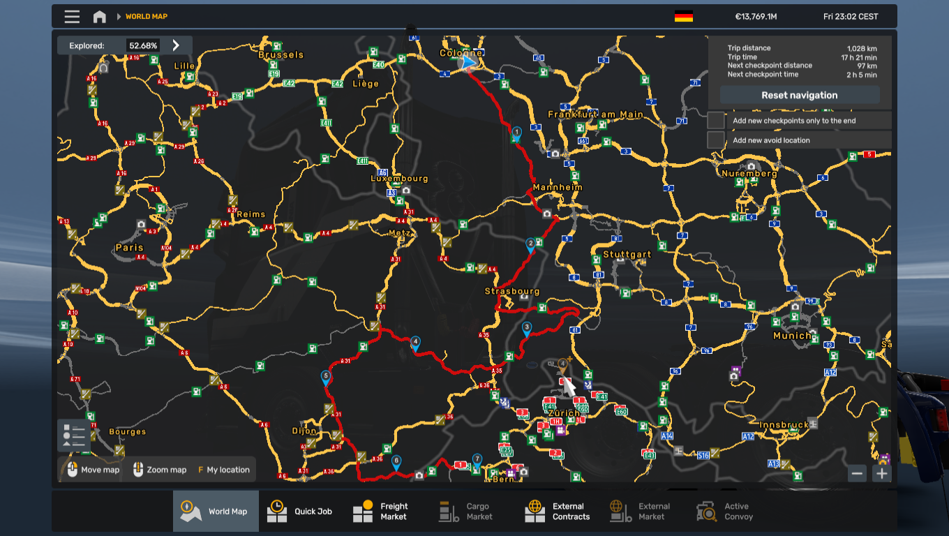 Route map