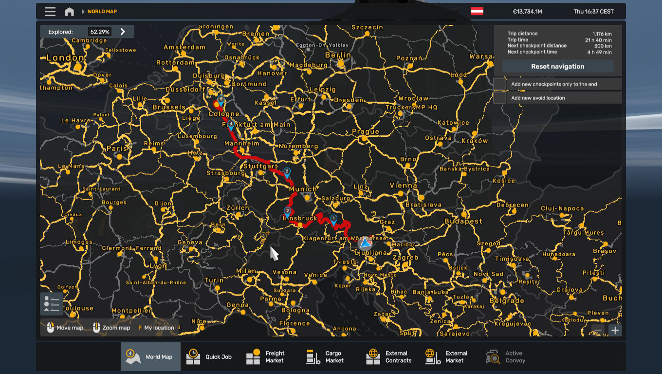 Route map
